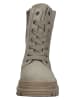 Gabor Leder-Stiefeletten in Grau