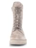 Gabor Leder-Stiefeletten in Beige
