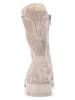 Gabor Leren enkellaarzen beige