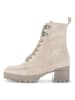 Gabor Leren enkellaarzen beige