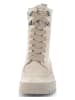 Gabor Leren enkellaarzen beige