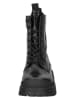 Gabor Leder-Boots in Schwarz