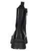 Gabor Leder-Boots in Schwarz