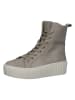 Gabor Leder-Stiefeletten in Grau
