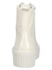 Gabor Leder-Stiefeletten in Creme