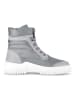 Gabor Leder-Boots in Grau