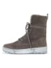 Gabor Leren winterboots grijs