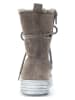 Gabor Leren winterboots grijs