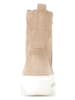 Gabor Leder-Stiefeletten in Beige