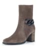 Gabor Leder-Stiefeletten in Hellbraun