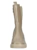 Gabor Leren chelseaboots beige
