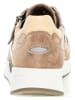 Gabor Leder-Sneakers in Hellbraun/ Beige/ Weiß
