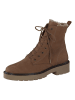 Paul Green Leder-Boots in Hellbraun