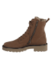 Paul Green Leder-Boots in Hellbraun