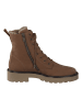 Paul Green Leder-Boots in Hellbraun