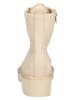 Paul Green Leder-Stiefeletten in Beige