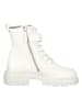 Paul Green Leder-Boots in Weiß
