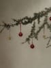 Blomus 4er-Set: Christbaumkugeln in Rot - (H)8,5 x Ø 8cm