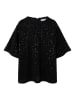 name it Pailletten-Bluse "Runic" in Schwarz
