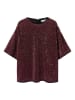 name it Paillettenblouse "Runic" rood