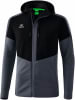 erima Trainingsjacke "Squad" in Schwarz/ Grau