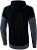 erima Trainingsjacke "Squad" in Schwarz/ Grau