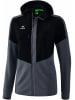 erima Trainingsjacke "Squad" in Schwarz/ Grau