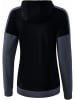 erima Trainingsjacke "Squad" in Schwarz/ Grau