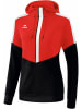 erima Hoodie "Squad" in Schwarz/ Schwarz/ Rot