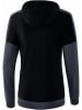 erima Hoodie "Squad" in Schwarz/ Grau