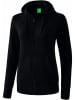 erima Sweatjacke in Schwarz