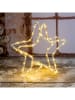Profiline Dekoracyjna lampa LED "Star" w kolorze białym - 40 x 38 cm