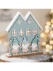 Profiline Decofiguur "Houses & Gnomes" lichtblauw - (B)25 x (H)28 cm