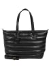 Burkely Leder-Shopper in Schwarz - (B)50 x (H)30 x (T)15 cm