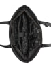 Burkely Leder-Shopper in Schwarz - (B)50 x (H)30 x (T)15 cm