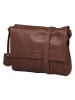Burkely Leder-Umhängetasche in Hellbraun - (B)24 x (H)19 x (T)6 cm