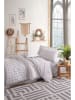 Elizabed Beddengoedset grijs/wit