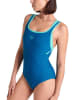 Arena Strój kąpielowy "Solid Control" w kolorze niebieskim
