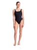Arena Badeanzug "Team Stripe" in Schwarz