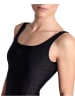 Arena Badeanzug "Team Stripe" in Schwarz