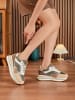 Sixth Sens Sneakersy w kolorze zielono-białym