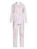 Rösch Pyjama in Weiß/ Rosa
