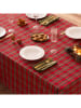 Mint Rugs Obrus "Christmas Naibi" w kolorze czerwonym