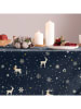 Mint Rugs Tischdecke "Christmas Ember" in Dunkelblau