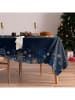mint Deco Obrus "Christmas Natalie" w kolorze niebieskim