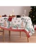 Mint Rugs Tafellaken "Christmas Yule" wit/rood/groen