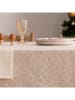 Mint Rugs Tafellaken "Christmas Purity" crème/goudkleurig