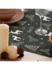 Mint Rugs Tafelloper "Christmas Santa" groen/wit