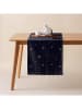 Mint Rugs Tafelloper "Christmas Wonder" donkerblauw/goudkleurig