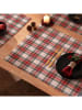 Mint Rugs 2-delige set: placemats "Christmas Naibi" wit/rood - (L)50 x (B)40 cm